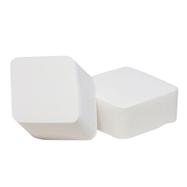 Make up sponge latex, diamond shape, 2-pack